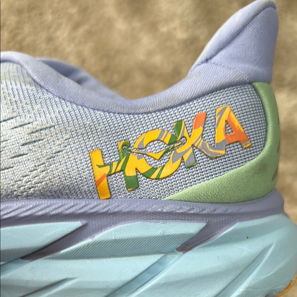 Hoka Blue Athletic Shoes with Cushioned Midsole - Picture 2 of 5